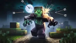 🔴 ARROWS  vs BIG ZOMBIE 🔴  #minecraft #minecraftvideos #shortsfeeds