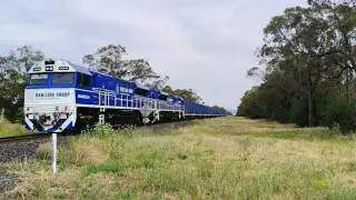 MAN004 - MAN008 Manildra group new grain train SSR crew NEA silos NSW 10-11-2024