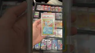 Vendor Selling Mew Gold Star Pokemon Card