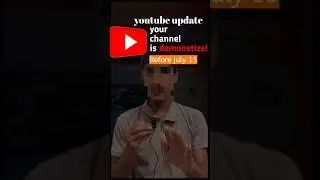 Youtube monetization update from 15 july 2025 😱.#youtubemonetization