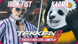 TEKKEN 8⚡IRON-FIST (VICTOR) Vs KARMA (PANDA)⚡ T8 Best High Level Ranked Match ⚡
