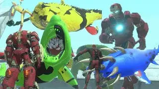 GIANT MONSTERS ATTACK! - Animal Revolt Battle Simulator