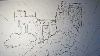 Drawing a Castle Above Clouds - No Talk