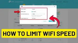 How to Limit Wifi Speed for Any User in TP Link Router | Bandwidth Control