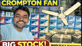 DUKAAN PER CROMPTON FAN 😱😱 FULL STOCK FAN 😱