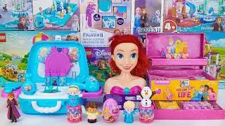 Disney Princess Toys Collection Unboxing | Ariel&rsquo;s Sparkle Salon & Chef Adventure #ariel #elsa