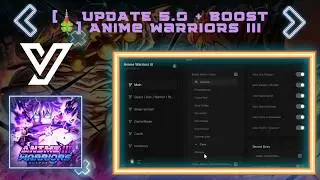 Best  Anime Warriors 3 Simulator Script |  Auto Shibuya  + Auto Sukuna +Many Features|FREE