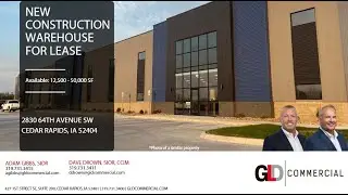 2830 64th Avenue SW, Cedar Rapids, Iowa New Construction Warehouse For Lease