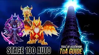 TEAM F2P, 100% FARMABLE TOA HARD 100 EN AUTOMATIQUE !! #guide #summonerswar #f2p #tutorial