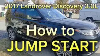 2017 Landrover Discovery jump starting process without directly using the battery