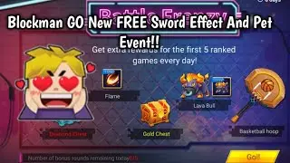 How To Get FREE OP Sword Effect And Pet Event In Blockman GO Bedwars !!??