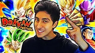 50 TICKETS! 1000 DAY CELEBRATION FREE TICKET MULTI SUMMONS! Dokkan Global Festival Summons LIVE!