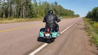 Honda Valkyrie acceleration with cobra pipes.