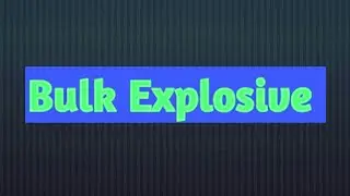 Bulk Explosive/Opencast mining /Blasting