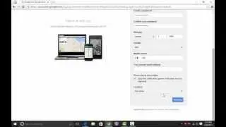 How to use GMAIL 2015 part 1 Create an account