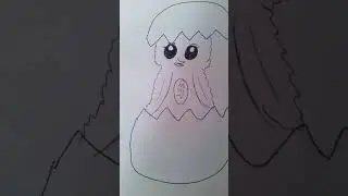 How to draw a cute 2020 easter chicken
