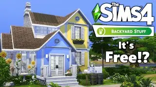 I tried to build a house using only this pack | The Sims 4 - Backyard Stuff