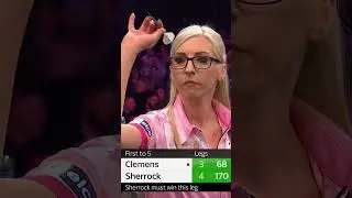 Clutch moment at the 2021 Grand Slam of Darts by Fallon Sherrock #shorts