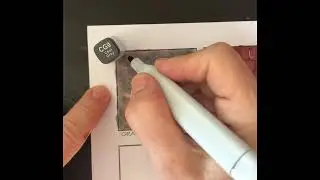 How to draw texture with copicmarker- Granite texture blender - marker kalemle granit tekst&uuml;r