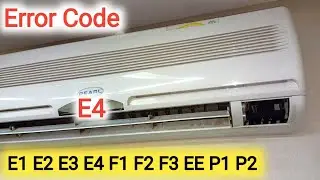 Split AC Error Code E1, E2, E3, E4, F1, F2, F3, EE, P1, P2, P3, P4, P0