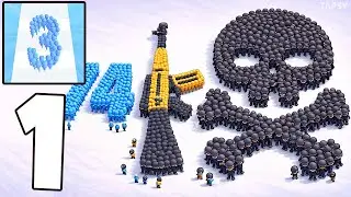 👥Crowd Number Run 3D Gameplay Walkthrough Part 1 – Satisfying Crowd Growth (Android, iOS)