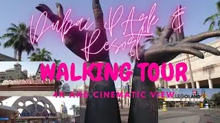 RiverLand | MotionGate | Bollywood | LegoLand | Dubai Park & Resort | Walking Tour | 4K