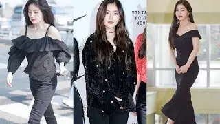 Red Velvet Irene, QUEEN OF BLACK OUTFITS (fashion)