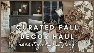 Curated Fall Decor Haul | recent finds & styling