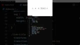 Animated Navigation Bar Using HTML & CSS 😱 