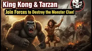 king kong & tarzan join forces to destroy the monster clan