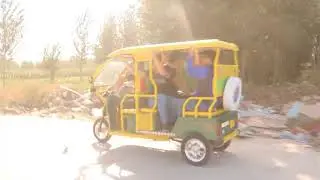 QSD NEW E Rickshaw Test video with good  indian song !!