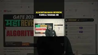 Algorithm Maha Revision 🔥#gate2026 #pankajsharmasir
