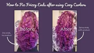 How to Fix Frizzy Ends After using Cozy Curlers