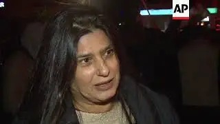 Protesters demonstrate outside US embassy in Jordan