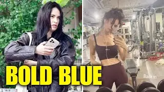 Lily James Shocks Fans with Bold New Blue Hair | Celebrity News
