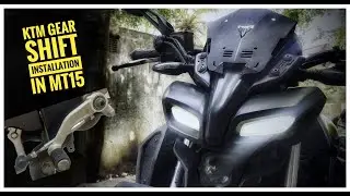 How to install KTM gear shift in MT15 / R15  |  #mt15 #r15