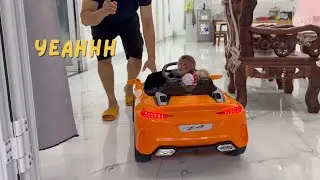 Monkey Kyo&rsquo;s First Time Playing with Dad&rsquo;s Supercar &ndash; Too Cute to Miss!