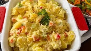 Creamy POTATO SALAD, delicious & easy