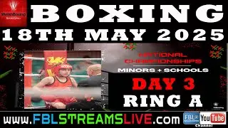 Welsh Boxing Minors and Schools Championships 2025 Cardiff Day 3 Ring A 18th May 2025
