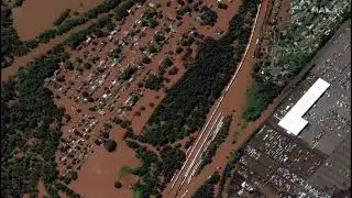 Satellite Imagery Shows Scale of Flooding Along Raritan River in New Jersey