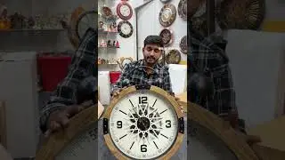 wooden viral clock jodhpur #homedecor  #home  #interiordesign #interior #furniture #kitchen