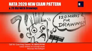 NATA 2020 - NEW PATTERN - MAJOR CHANGES & 20 Old NATA Drawing Question & Answers