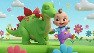 🎵 Dinosaur Dance Party Adventure | kids nursery rhymes | Baby Song, Fun Dino Cartoon 🦖🎶