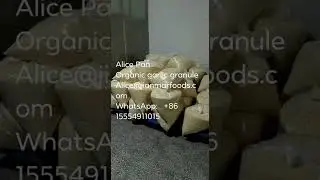 Organic garlic granules from our factory.