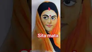 Draw sita ma # sd drawing # sita # ramayan