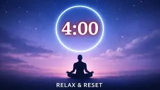 4 Minutes Relaxing Music Timer ⏳ | Focus, Study, Meditation & Deep Work