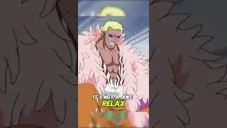 Doflamingo threatens a Celestial Dragon