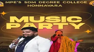 SDM DEGREE COLLEGE HONNAVAR | inauguration 2025 | music party