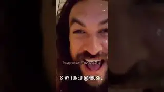 Jason Momoa's return to SNL #jasonmomoa