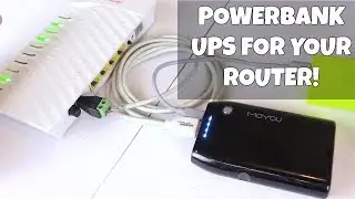 Stay online with a powerbank UPS